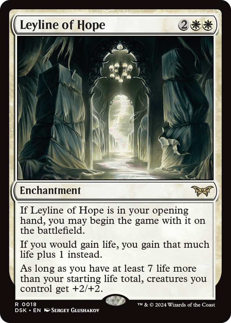 Leyline of Hope (DSK-018) - Duskmourn: House of Horror Foil - Premium MTG Single from Wizards of the Coast - Just $0.33! Shop now at Game Crave Tournament Store