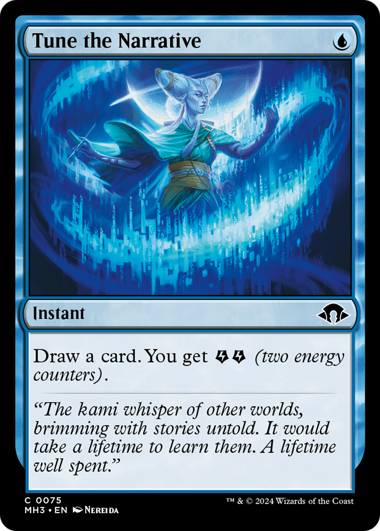 Tune the Narrative (MH3-075) - Modern Horizons 3 - Premium MTG Single from Wizards of the Coast - Just $0.71! Shop now at Game Crave Tournament Store