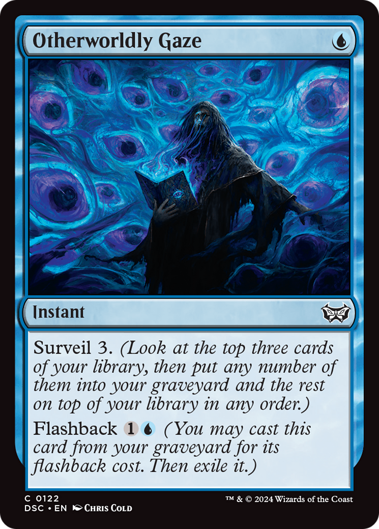 Otherworldly Gaze (DSC-122) - Duskmourn: House of Horror Commander - Premium MTG Single from Wizards of the Coast - Just $0.25! Shop now at Game Crave Tournament Store