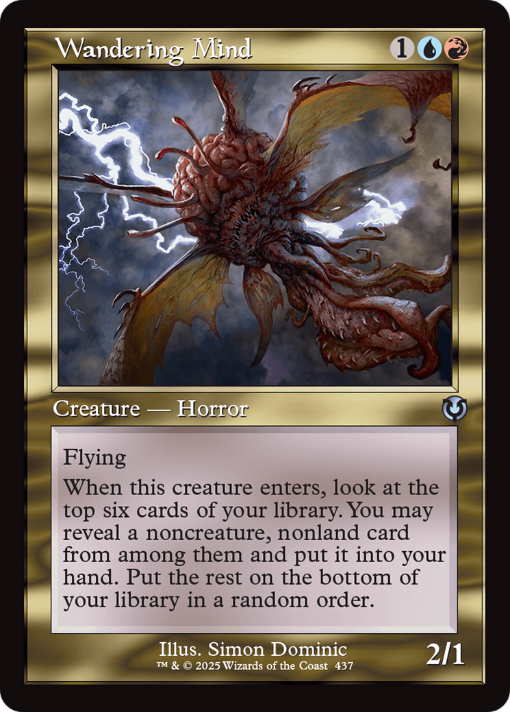 Wandering Mind (Retro Frame) (-437) - Innistrad Remastered Foil - Premium MTG Single from Wizards of the Coast - Just $0.36! Shop now at Game Crave Tournament Store
