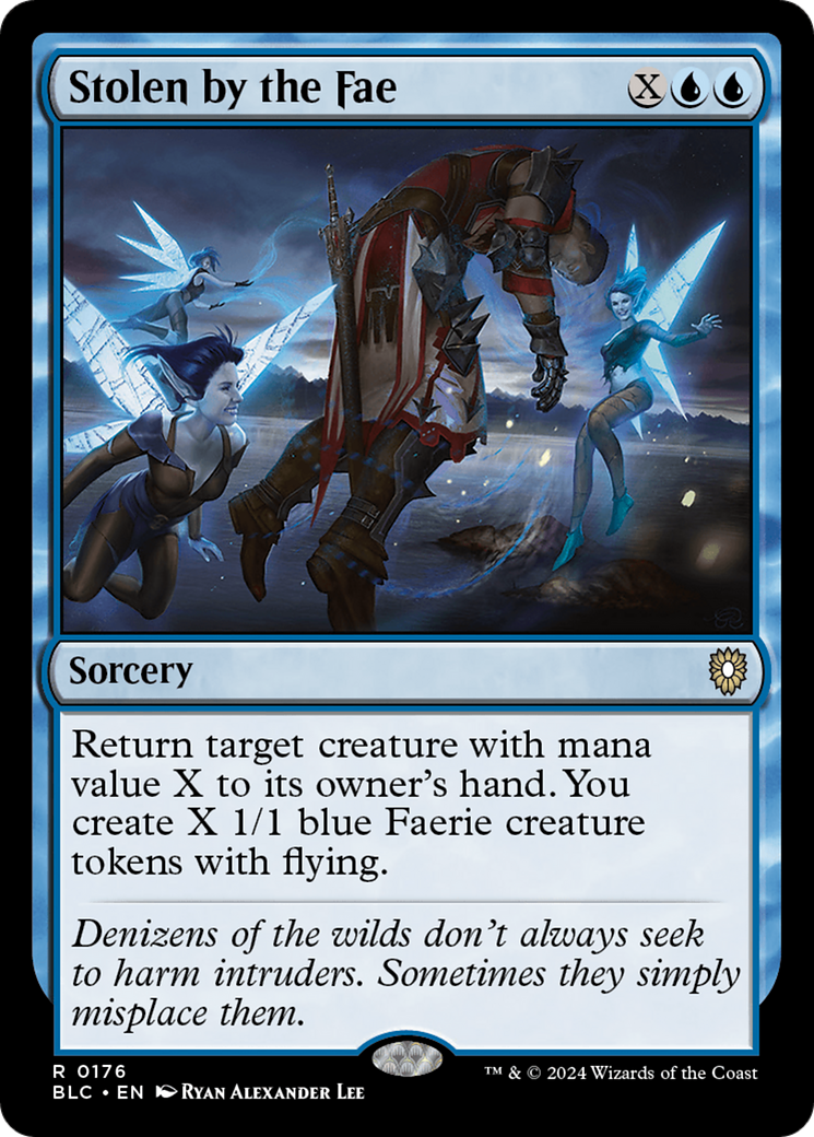 Stolen by the Fae (BLC-176) - Bloomburrow Commander - Premium MTG Single from Wizards of the Coast - Just $0.25! Shop now at Game Crave Tournament Store