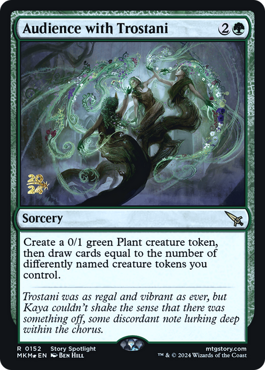 Audience with Trostani (PMKM-152S) - Murders at Karlov Manor Promos Foil - Premium MTG Single from Wizards of the Coast - Just $0.44! Shop now at Game Crave Tournament Store