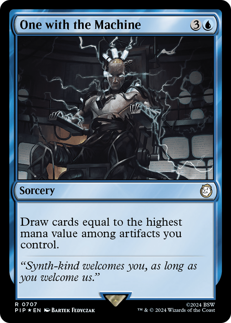 One with the Machine (PIP-707) - Fallout Foil - Premium MTG Single from Wizards of the Coast - Just $0.69! Shop now at Game Crave Tournament Store