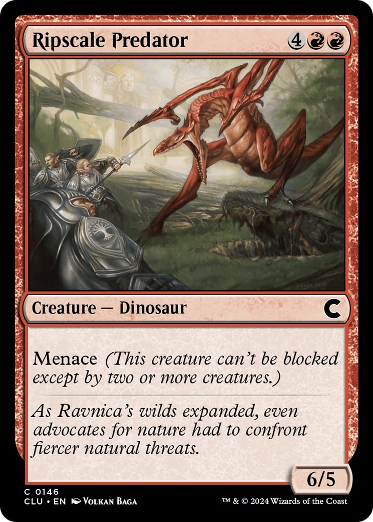 Ripscale Predator (CLU-146) - Ravnica: Clue Edition - Premium MTG Single from Wizards of the Coast - Just $0.25! Shop now at Game Crave Tournament Store