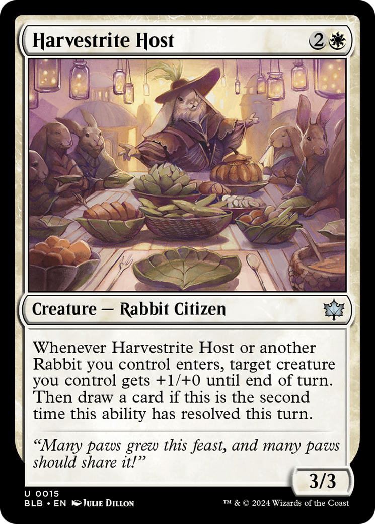Harvestrite Host (BLB-015) - Bloomburrow - Premium MTG Single from Wizards of the Coast - Just $0.25! Shop now at Game Crave Tournament Store