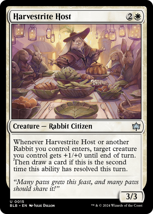 Harvestrite Host (BLB-015) - Bloomburrow - Premium MTG Single from Wizards of the Coast - Just $0.25! Shop now at Game Crave Tournament Store