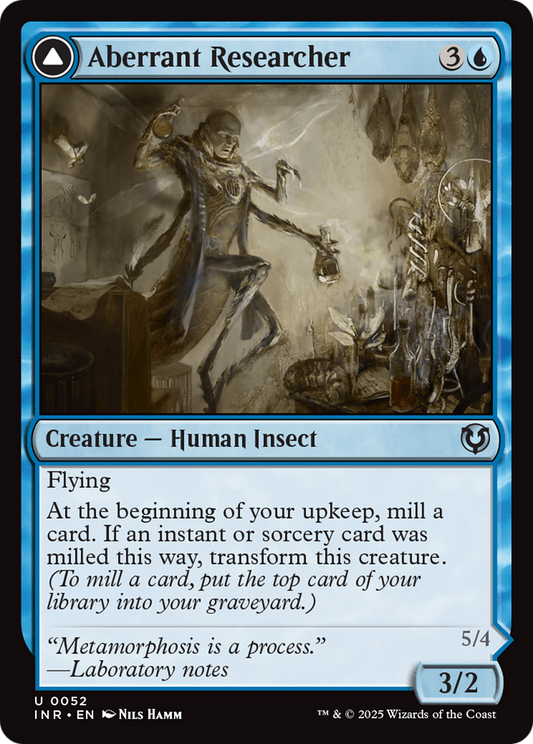Aberrant Researcher (-052) - Innistrad Remastered - Premium MTG Single from Wizards of the Coast - Just $0.25! Shop now at Game Crave Tournament Store