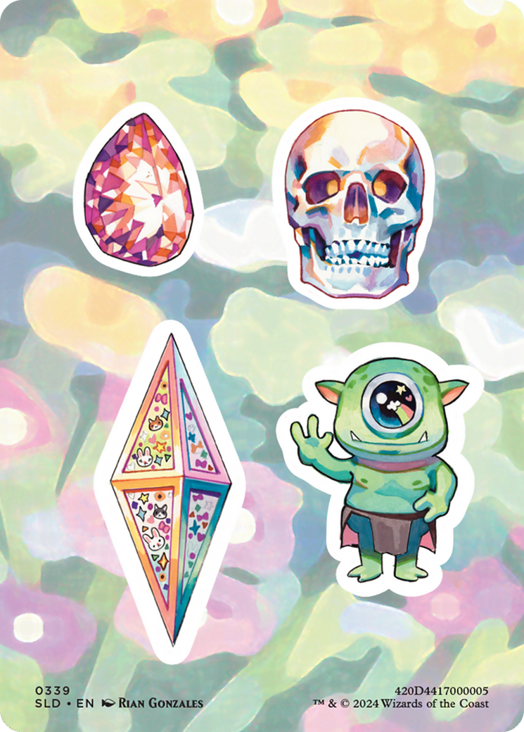 Sticker sheet (SLD-339) - Secret Lair Drop