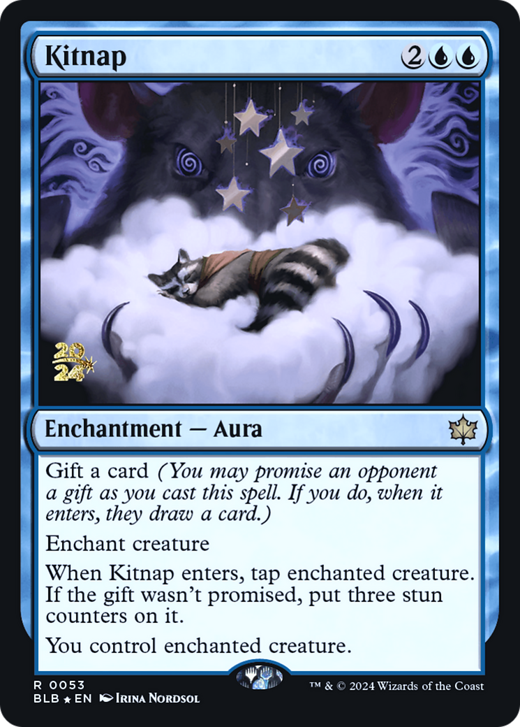 Kitnap (PBLB-53S) - Bloomburrow Promos Foil - Premium MTG Single from Wizards of the Coast - Just $0.46! Shop now at Game Crave Tournament Store