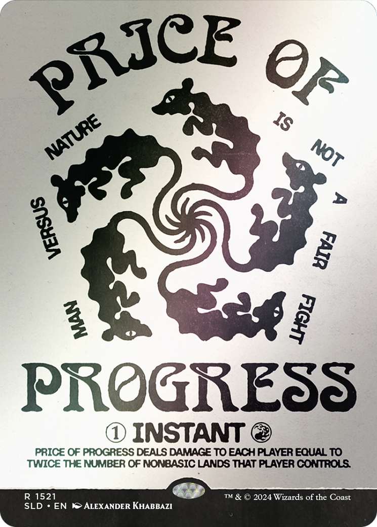 Price of Progress (SLD-1521★) - Secret Lair Drop: (Showcase) Foil - Premium MTG Single from Wizards of the Coast - Just $8.54! Shop now at Game Crave Tournament Store