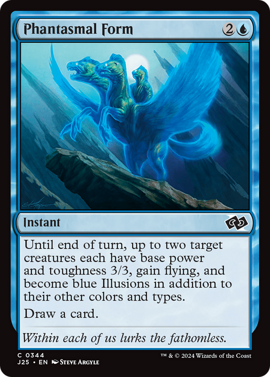 Phantasmal Form (J25-344) - Foundations Jumpstart - Premium MTG Single from Wizards of the Coast - Just $0.25! Shop now at Game Crave Tournament Store