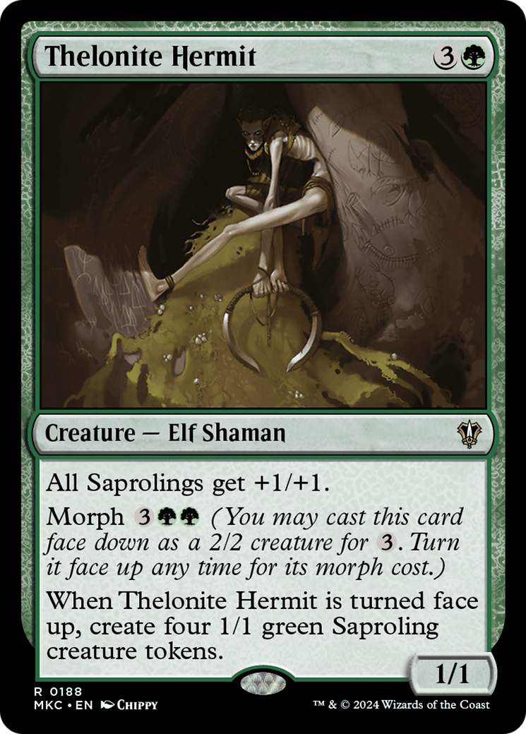 Thelonite Hermit (MKC-188) - Murders at Karlov Manor Commander - Premium MTG Single from Wizards of the Coast - Just $0.25! Shop now at Game Crave Tournament Store