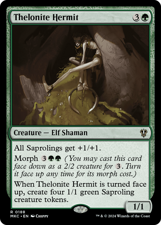 Thelonite Hermit (MKC-188) - Murders at Karlov Manor Commander - Premium MTG Single from Wizards of the Coast - Just $0.25! Shop now at Game Crave Tournament Store