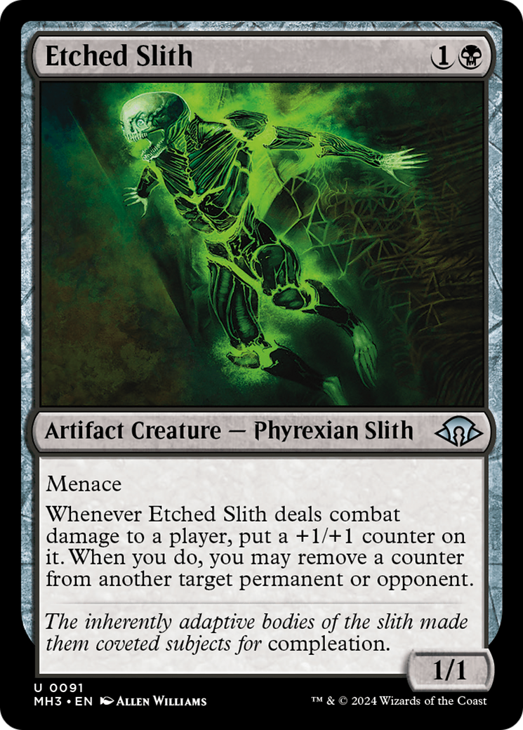 Etched Slith (MH3-091) - Modern Horizons 3 - Premium MTG Single from Wizards of the Coast - Just $0.25! Shop now at Game Crave Tournament Store