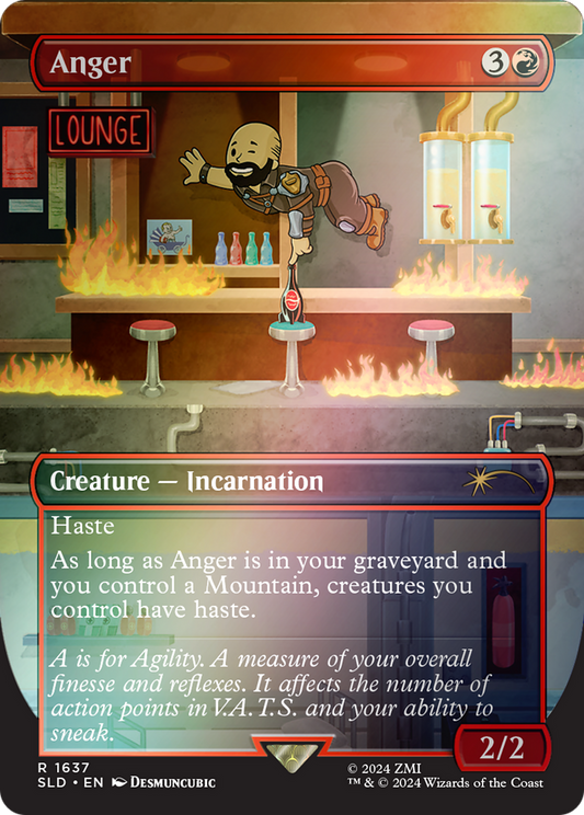 Anger (SLD-1637★) - Secret Lair Drop (Borderless) Foil - Premium MTG Single from Wizards of the Coast - Just $3.61! Shop now at Game Crave Tournament Store