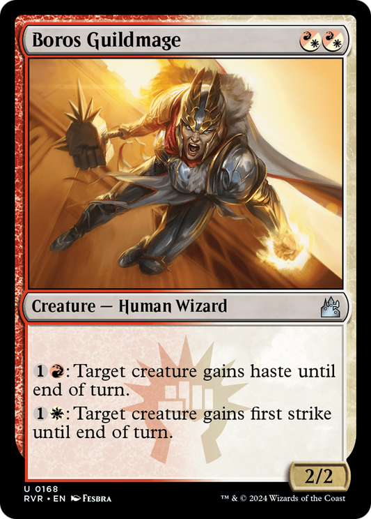 Boros Guildmage (RVR-168) - Ravnica Remastered - Premium MTG Single from Wizards of the Coast - Just $0.25! Shop now at Game Crave Tournament Store