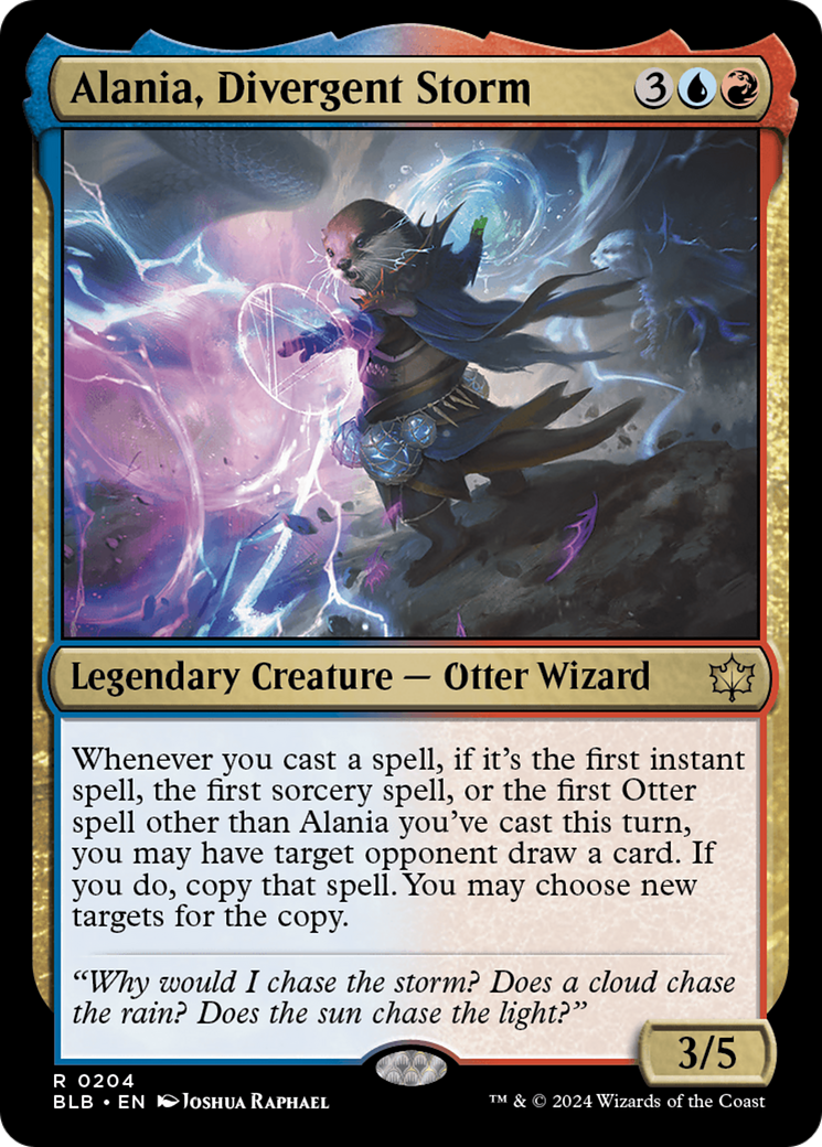 Alania, Divergent Storm (BLB-204) - Bloomburrow - Premium MTG Single from Wizards of the Coast - Just $0.25! Shop now at Game Crave Tournament Store