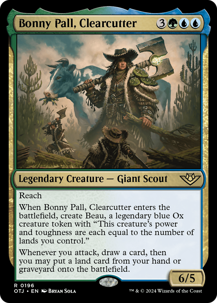 Bonny Pall, Clearcutter (OTJ-196) - Outlaws of Thunder Junction - Premium MTG Single from Wizards of the Coast - Just $0.77! Shop now at Game Crave Tournament Store