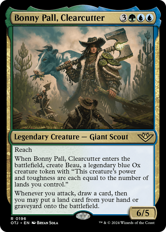 Bonny Pall, Clearcutter (OTJ-196) - Outlaws of Thunder Junction - Premium MTG Single from Wizards of the Coast - Just $0.77! Shop now at Game Crave Tournament Store