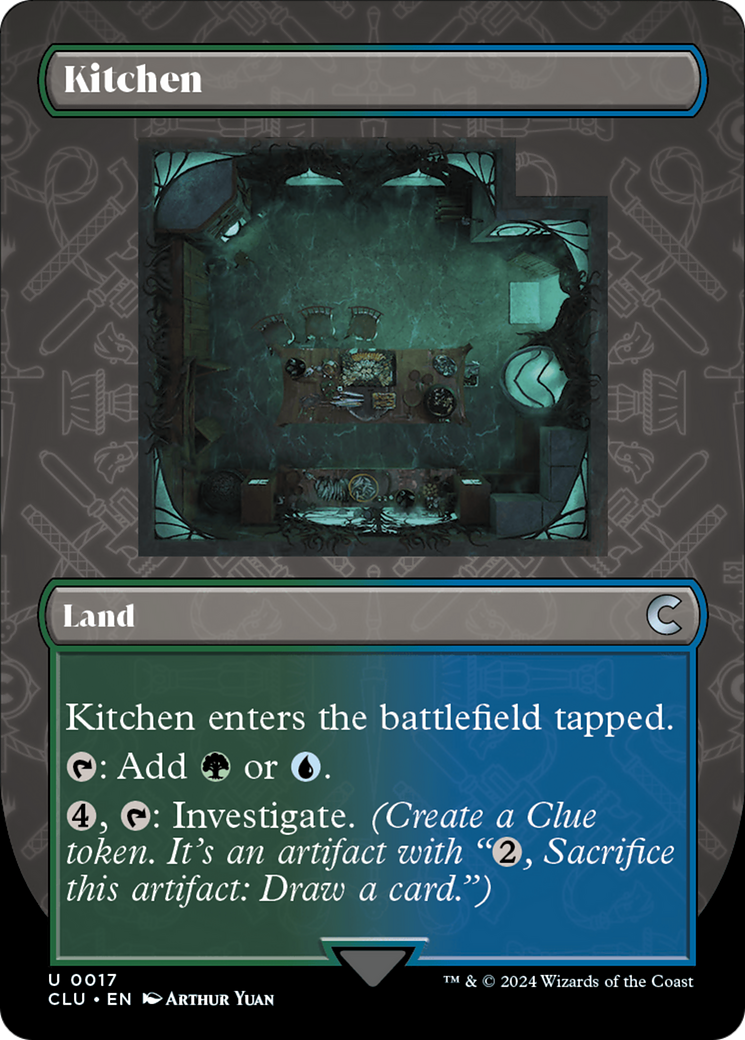 Kitchen (CLU-017) - Ravnica: Clue Edition (Borderless) - Premium MTG Single from Wizards of the Coast - Just $0.25! Shop now at Game Crave Tournament Store