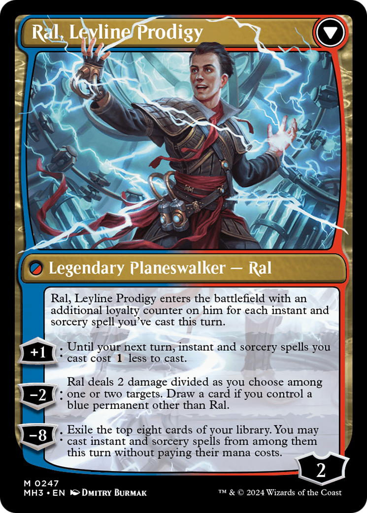 Ral, Monsoon Mage // Ral, Leyline Prodigy (MH3-247) - Modern Horizons 3 Foil - Premium MTG Single from Wizards of the Coast - Just $4.22! Shop now at Game Crave Tournament Store