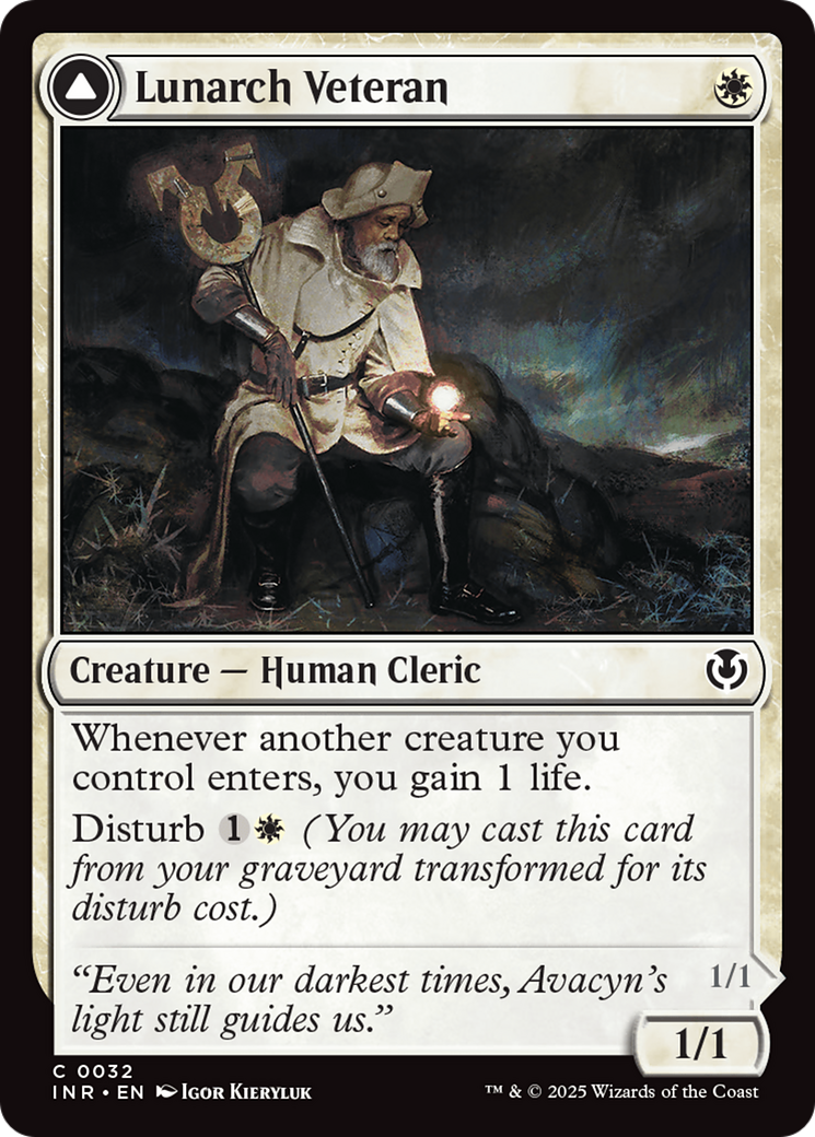 Lunarch Veteran // Luminous Phantom (-032) - Innistrad Remastered - Premium MTG Single from Wizards of the Coast - Just $0.25! Shop now at Game Crave Tournament Store
