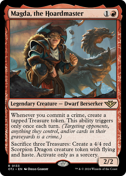 Magda, the Hoardmaster (OTJ-133) - Outlaws of Thunder Junction - Premium MTG Single from Wizards of the Coast - Just $0.66! Shop now at Game Crave Tournament Store