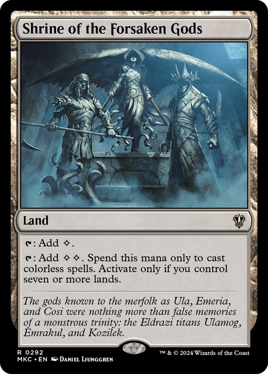 Shrine of the Forsaken Gods (MKC-292) - Murders at Karlov Manor Commander - Premium MTG Single from Wizards of the Coast - Just $0.24! Shop now at Game Crave Tournament Store