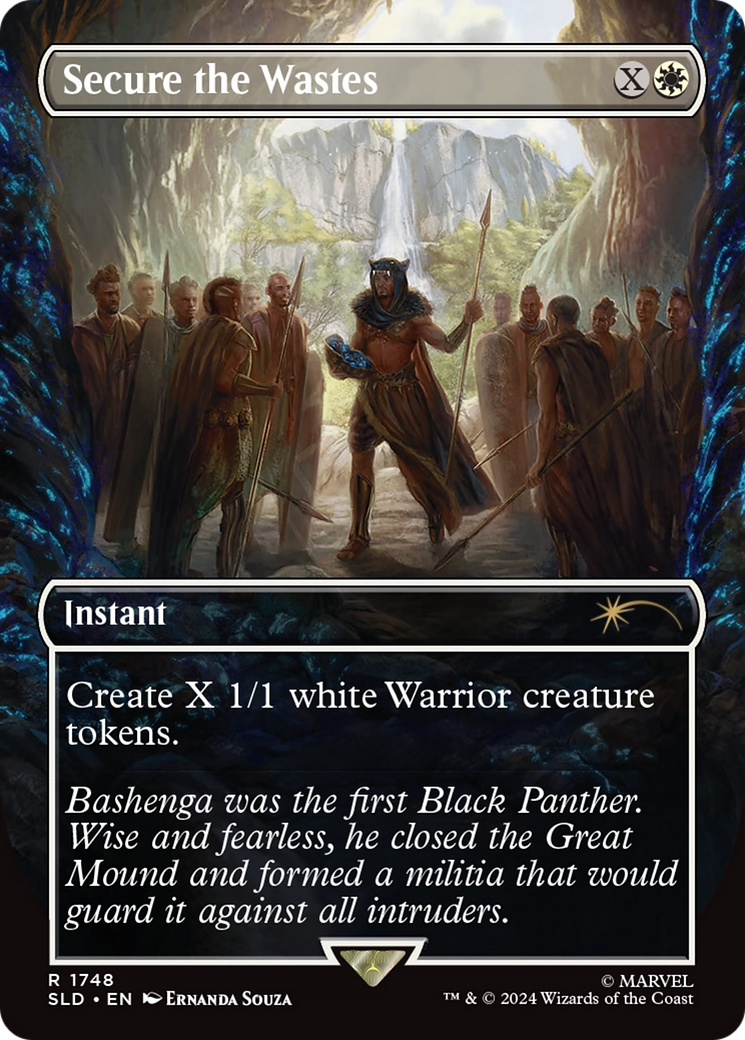 Secure the Wastes (SLD-1748) - Secret Lair Drop (Borderless) - Premium MTG Single from Wizards of the Coast - Just $2.40! Shop now at Game Crave Tournament Store