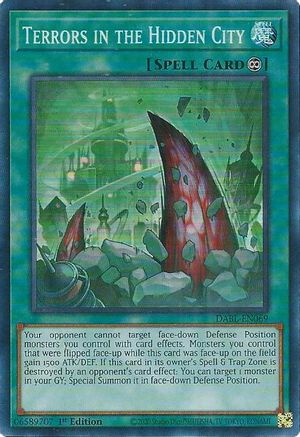 Terrors in the Hidden City (DABL-EN069) - Darkwing Blast 1st Edition - Premium Yugioh Single from Konami - Just $0.25! Shop now at Game Crave Tournament Store