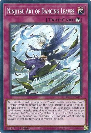Ninjitsu Art of Dancing Leaves (DABL-EN077) - Darkwing Blast 1st Edition - Premium Yugioh Single from Konami - Just $0.25! Shop now at Game Crave Tournament Store