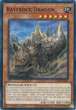 Bayerock Dragon (DABL-EN081) - Darkwing Blast 1st Edition - Premium Yugioh Single from Konami - Just $0.25! Shop now at Game Crave Tournament Store