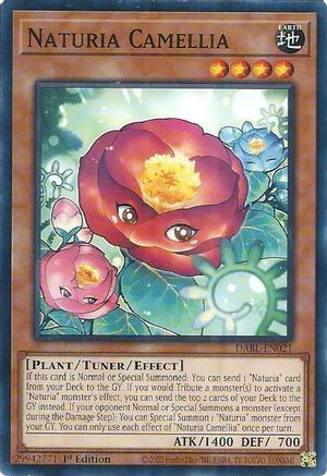 Naturia Camellia (DABL-EN021) - Darkwing Blast 1st Edition - Premium Yugioh Single from Konami - Just $0.25! Shop now at Game Crave Tournament Store