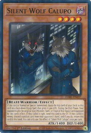 Silent Wolf Calupo (DABL-EN037) - Darkwing Blast 1st Edition - Premium Yugioh Single from Konami - Just $0.25! Shop now at Game Crave Tournament Store