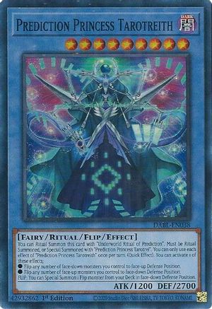 Prediction Princess Tarotreith (DABL-EN038) - Darkwing Blast 1st Edition - Premium Yugioh Single from Konami - Just $0.25! Shop now at Game Crave Tournament Store