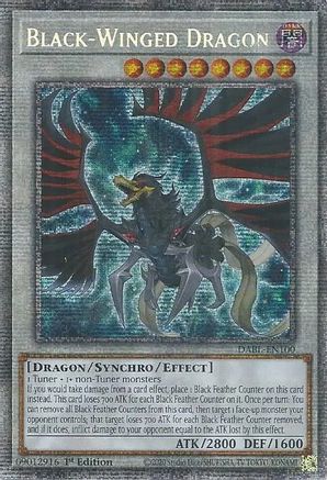 Black-Winged Dragon (Starlight Rare) (DABL-EN100) - Darkwing Blast 1st Edition - Premium Yugioh Single from Konami - Just $36.34! Shop now at Game Crave Tournament Store