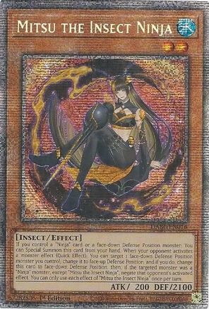 Mitsu the Insect Ninja (Starlight Rare) (DABL-EN016) - Darkwing Blast 1st Edition - Premium Yugioh Single from Konami - Just $24.03! Shop now at Game Crave Tournament Store