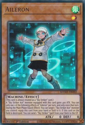 Aileron (MAMA-EN002) - Magnificent Mavens 1st Edition - Premium Yugioh Single from Konami - Just $0.25! Shop now at Game Crave Tournament Store