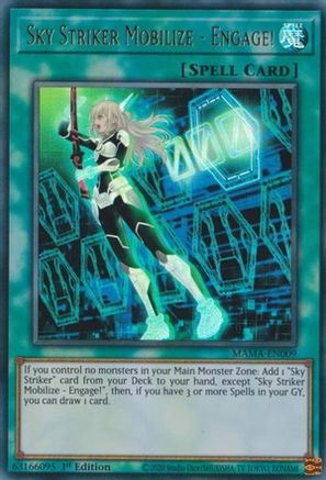 Sky Striker Mobilize - Engage! (MAMA-EN009) - Magnificent Mavens 1st Edition - Premium Yugioh Single from Konami - Just $1.22! Shop now at Game Crave Tournament Store