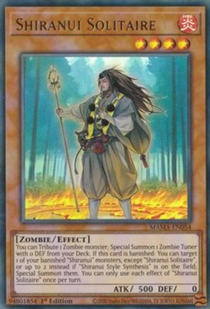 Shiranui Solitaire (MAMA-EN054) - Magnificent Mavens 1st Edition - Premium Yugioh Single from Konami - Just $0.23! Shop now at Game Crave Tournament Store