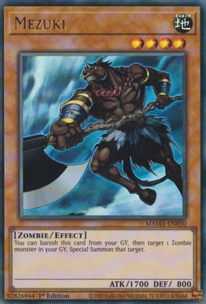 Mezuki (MAMA-EN050) - Magnificent Mavens 1st Edition - Premium Yugioh Single from Konami - Just $0.52! Shop now at Game Crave Tournament Store