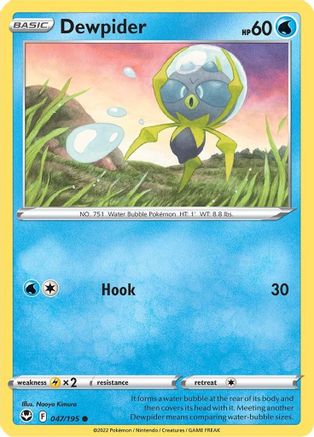 Dewpider 47/195 - Silver Tempest