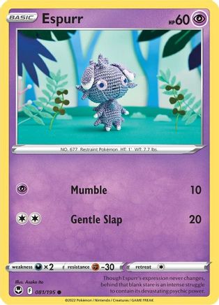 Espurr 81/195 - Silver Tempest Reverse Holofoil