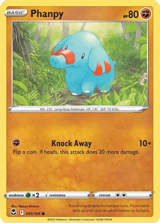 Phanpy 91/195 - Silver Tempest