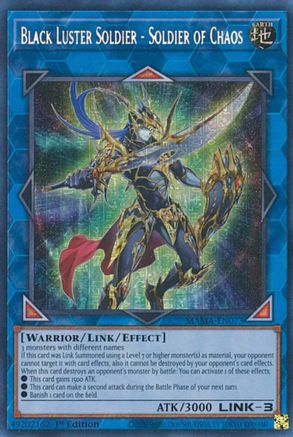Black Luster Soldier - Soldier of Chaos (Secret Pharaoh's Rare) (MAMA-EN073) - Magnificent Mavens 1st Edition - Premium Yugioh Single from Konami - Just $37.34! Shop now at Game Crave Tournament Store