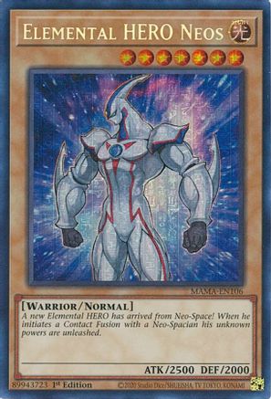 Elemental HERO Neos (Secret Pharaoh's Rare) (MAMA-EN106) - Magnificent Mavens 1st Edition - Premium Yugioh Single from Konami - Just $58.59! Shop now at Game Crave Tournament Store