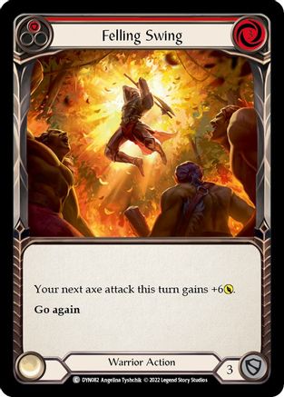 Felling Swing (Red) (DYN082) - Dynasty Rainbow Foil