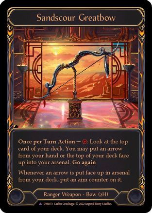 Sandscour Greatbow (Marvel) (DYN151) - Dynasty Cold Foil
