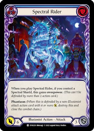 Spectral Rider (Blue) (DYN229) - Dynasty