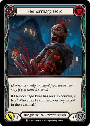 Hemorrhage Bore (Blue) (DYN164) - Dynasty Rainbow Foil